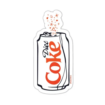 Diet Coke - Vinyl Die Cut Sticker