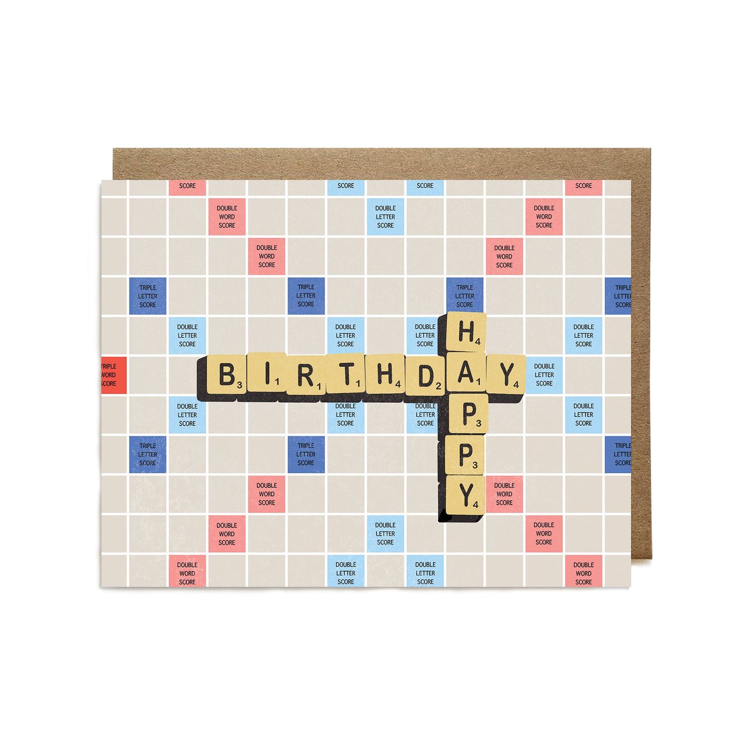 Happy Birthday Scrabble Card