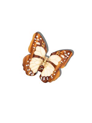 Boho Monarch Claw Hair Clip Brown