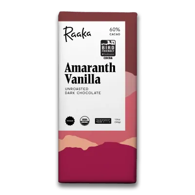 Amaranth Vanilla Chocolate Bar