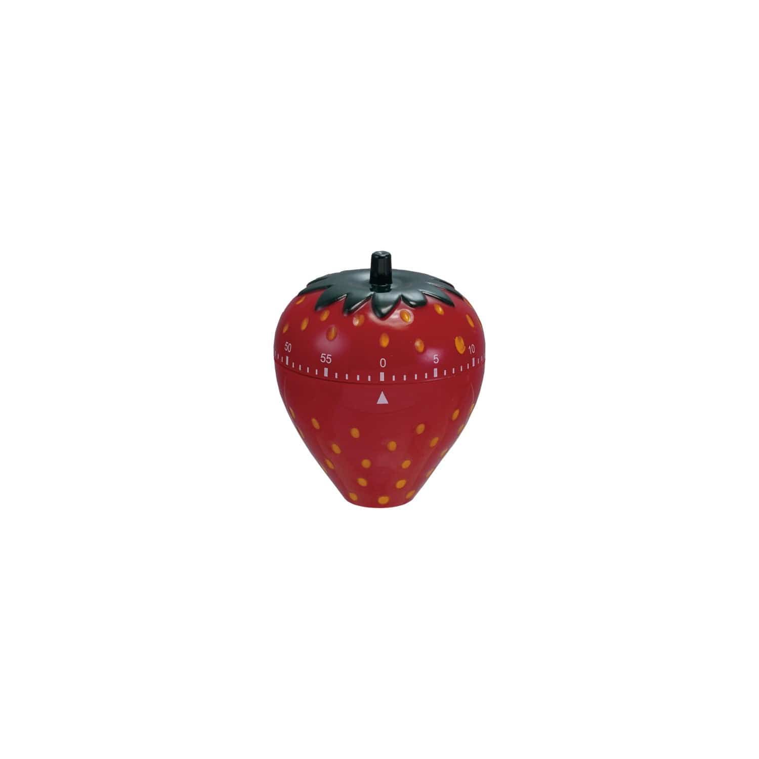 Plastic Strawberry Shaped 60 Minute Twist Timer