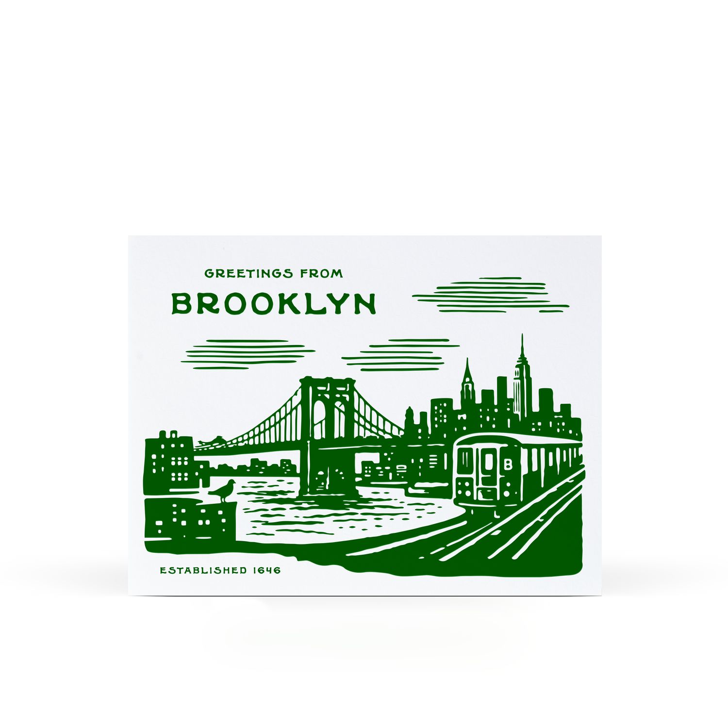 Hello from Brooklyn Greeting Card