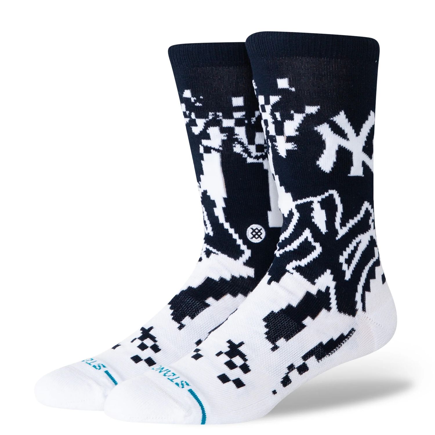 Stance Pixel NYY Socks L (Men 9-13 / Women 11-14)