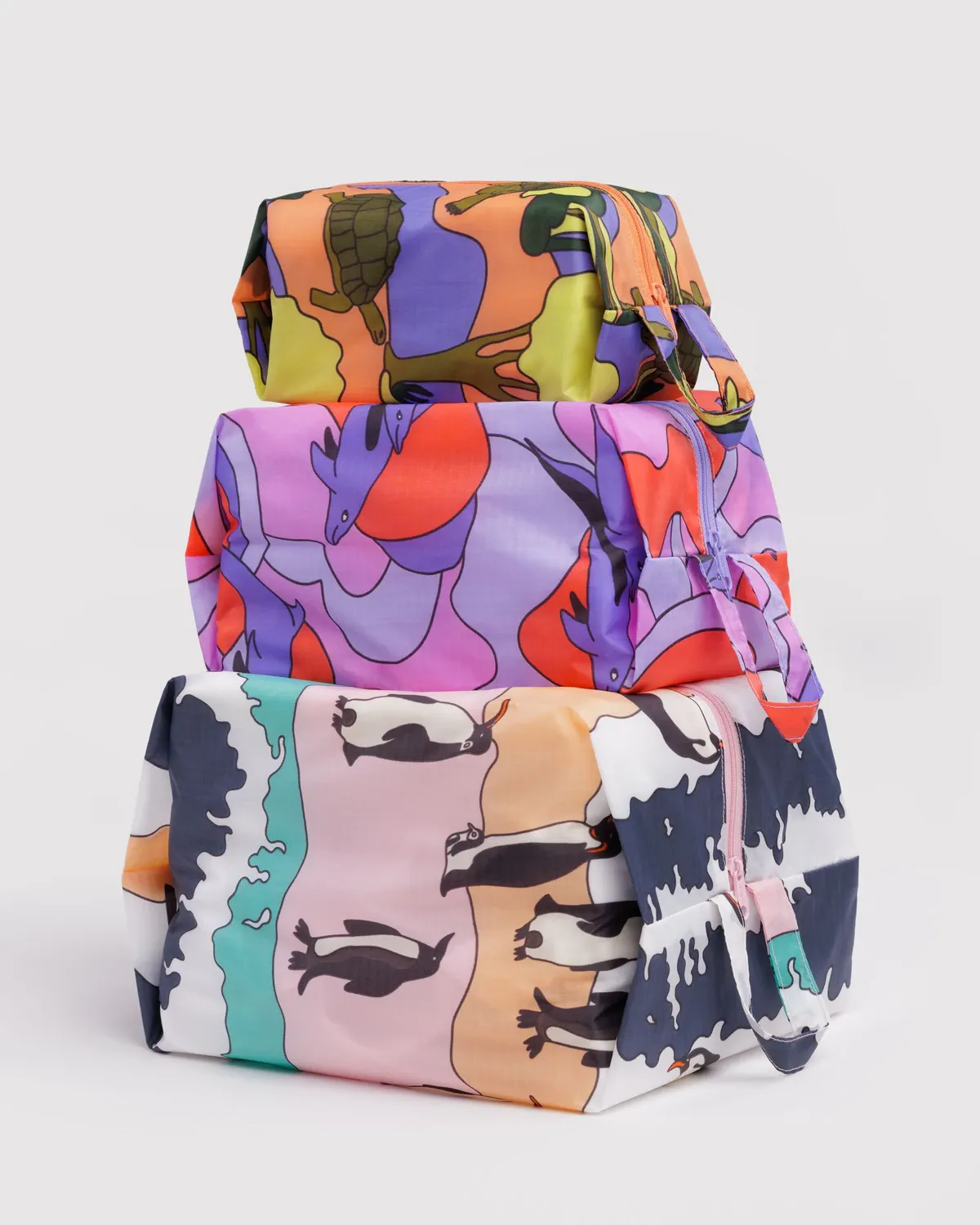 3D Zip Set Vacation Animals