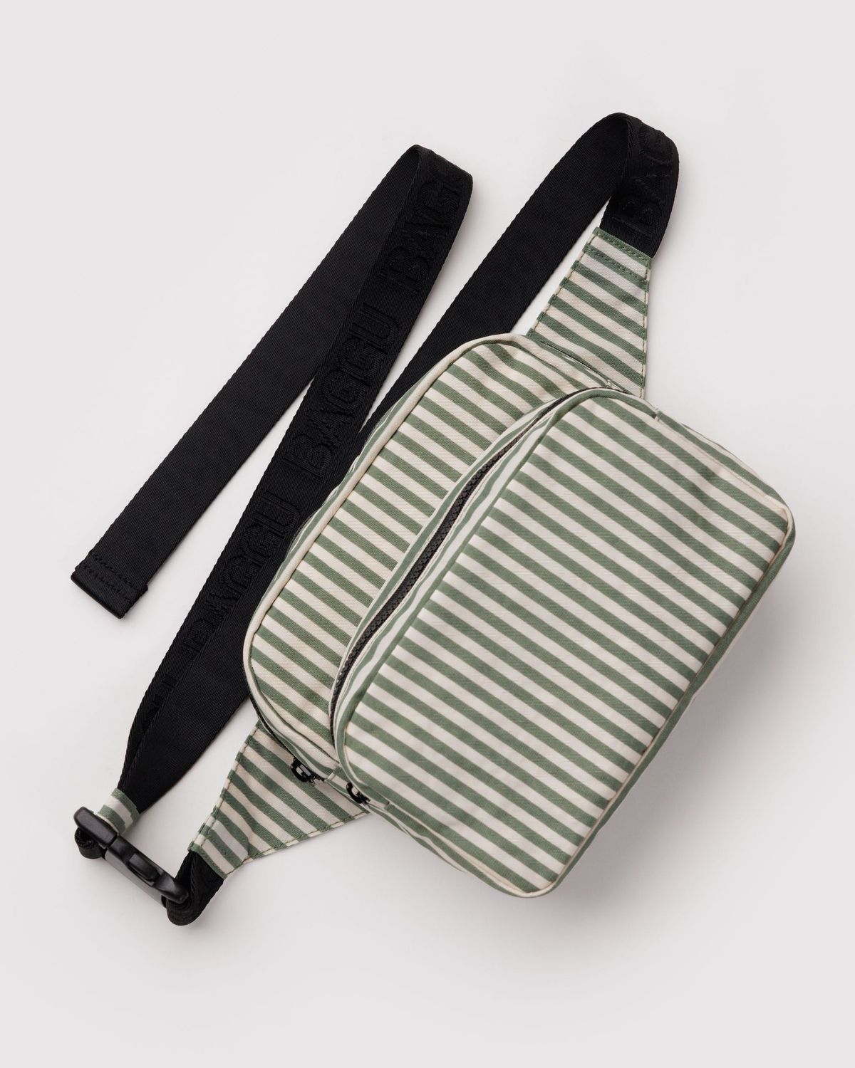 Baggu Fanny Pack Sage Stripe