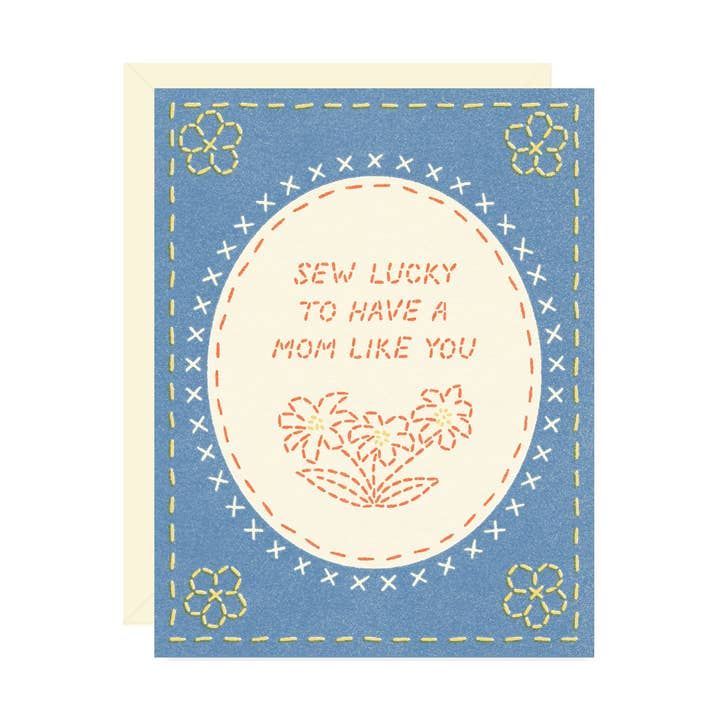 Sew Lucky Mother’S Day Card