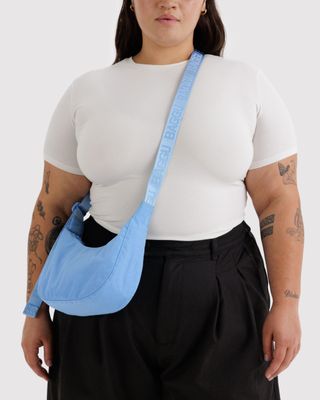 Baggu Small Nylon Crescent Bag Piscine