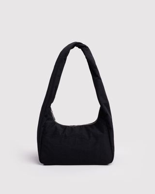 Small Nylon Meringue Bag Black