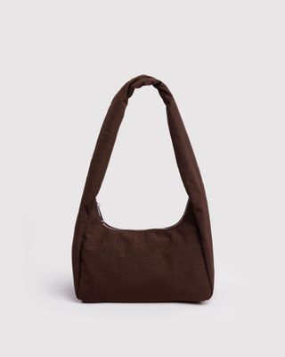 Small Nylon Meringue Bag Coffee