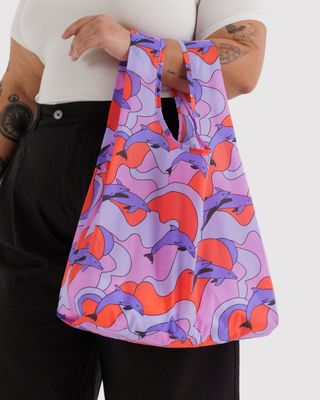 Baggu Reusable Bag Standard Dolphins