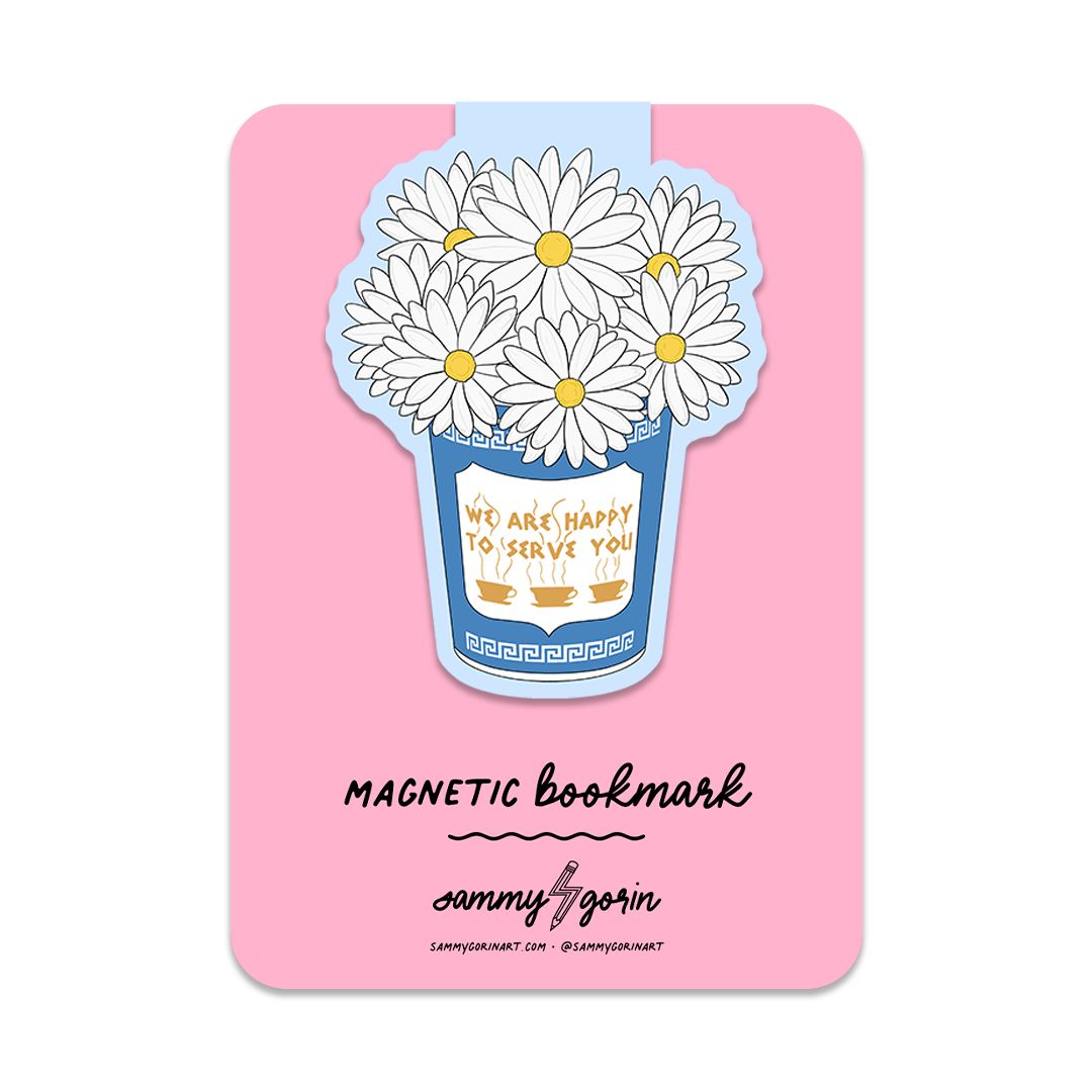 Nyc Coffee Cup Magnetic Bookmark