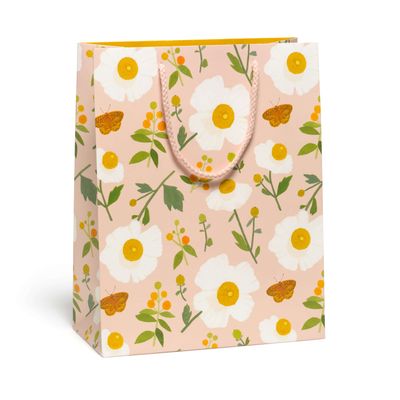 White Poppies Gift Bags