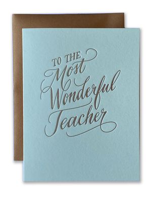 Most Wonderful Teacher