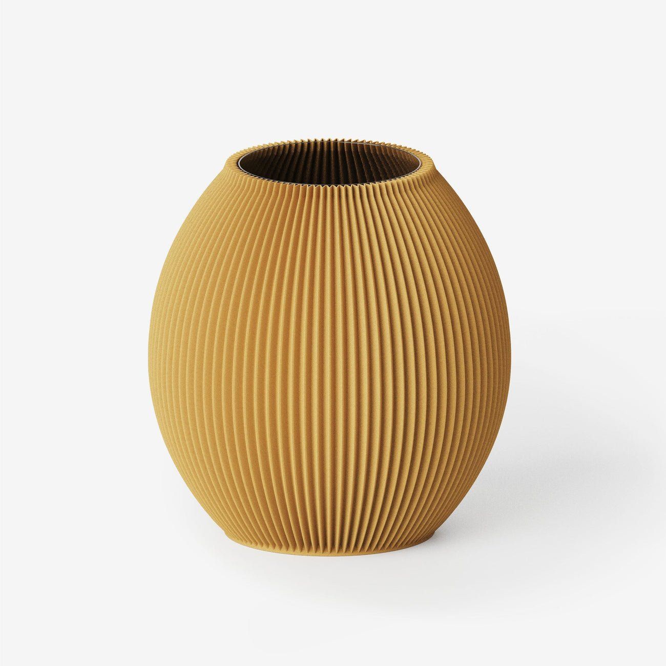 Poke 2 Vase Golden Orange
