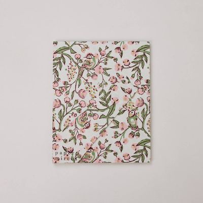 Song Birds Blush - (5x7) Block Printed Picture Frame