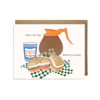 You're My Everything Nyc Bagel Card