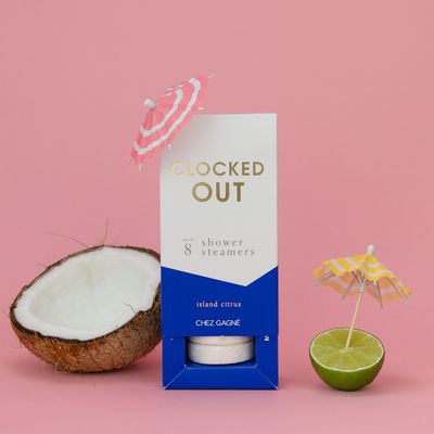 Clocked Out - Aromatherapy Shower Steamers - Island Citrus - Set of 8