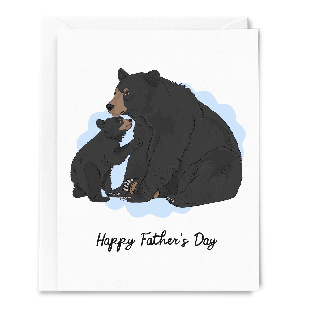 Papa Bear Happy Father's Day Card