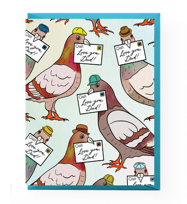 Pigeon Father's Day Card