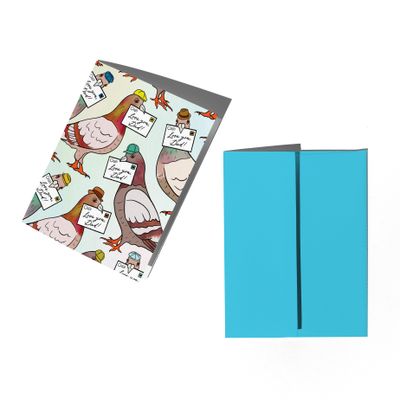 Pigeon Father's Day Card