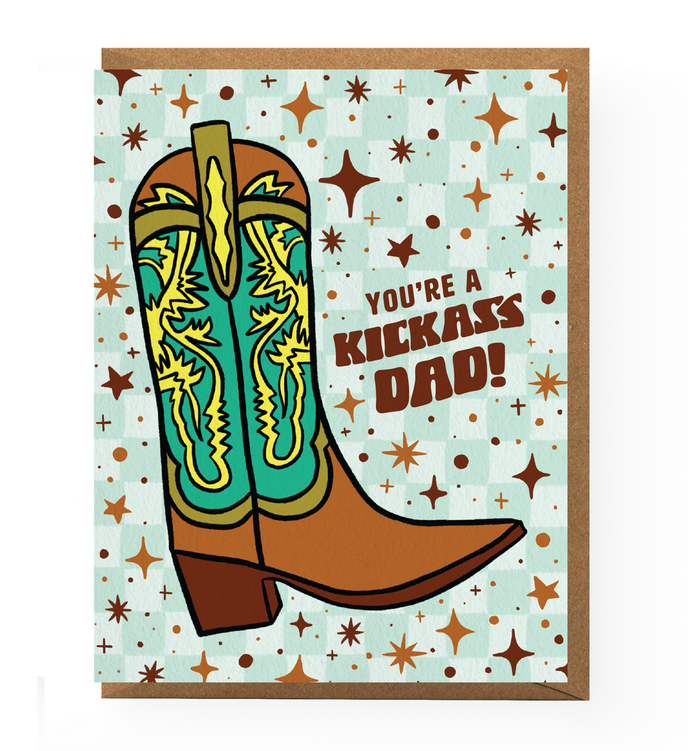 Kickass Dad Father's Day Card