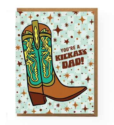 Kickass Dad Father's Day Card