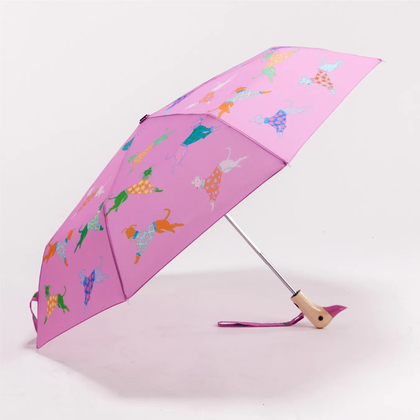 Dogs in Pink Whippet Original Duckhead Umbrella