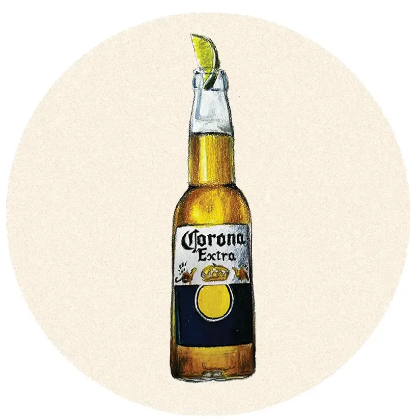 Corona with Lime Cream Trinket Dish