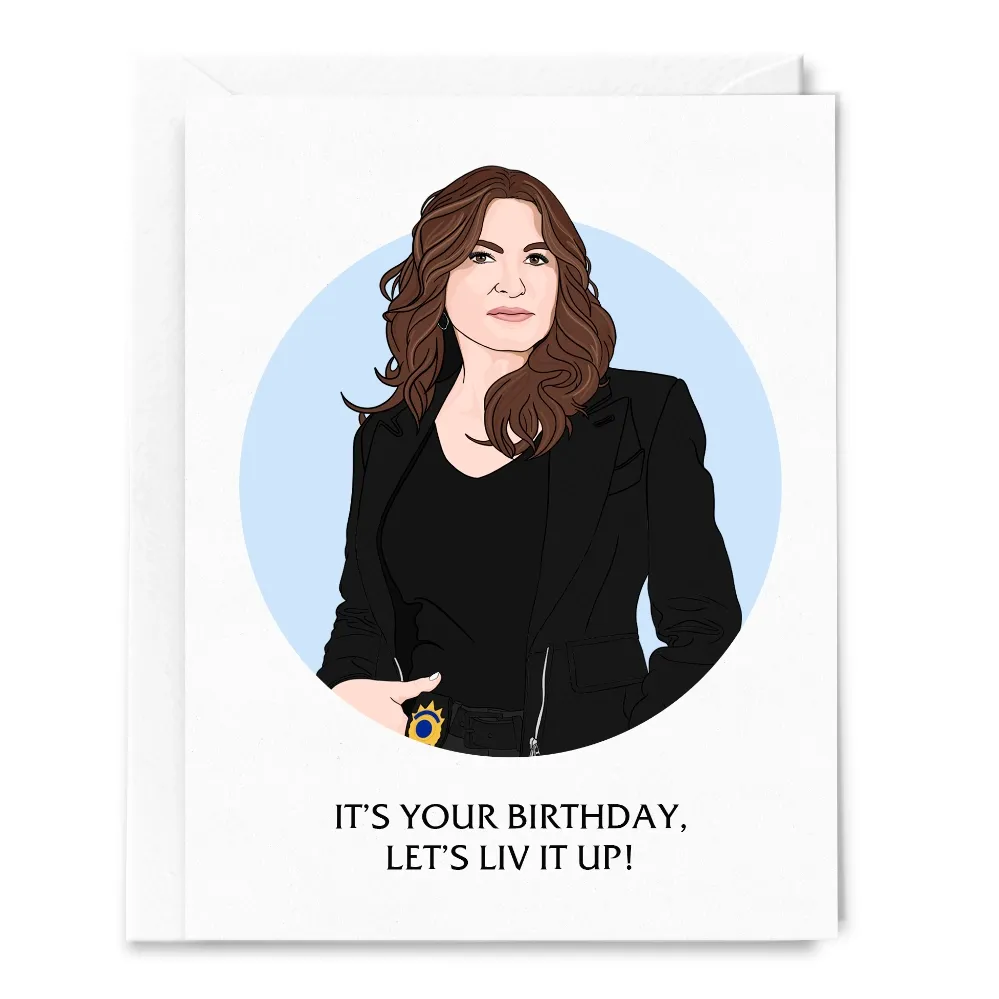 Liv It Up Birthday Card