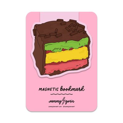 Rainbow Cookie Magnetic Bookmark
