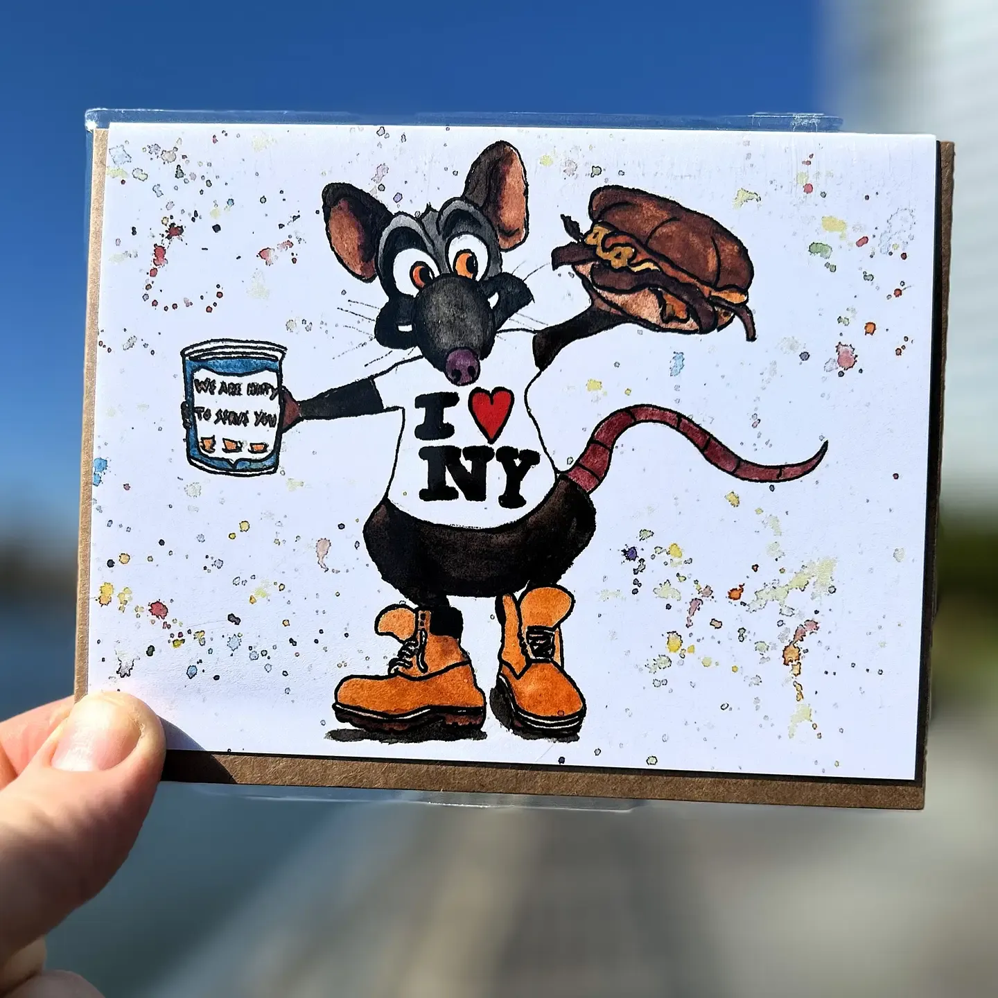 The Bodega Order -Greeting Card/Handmade