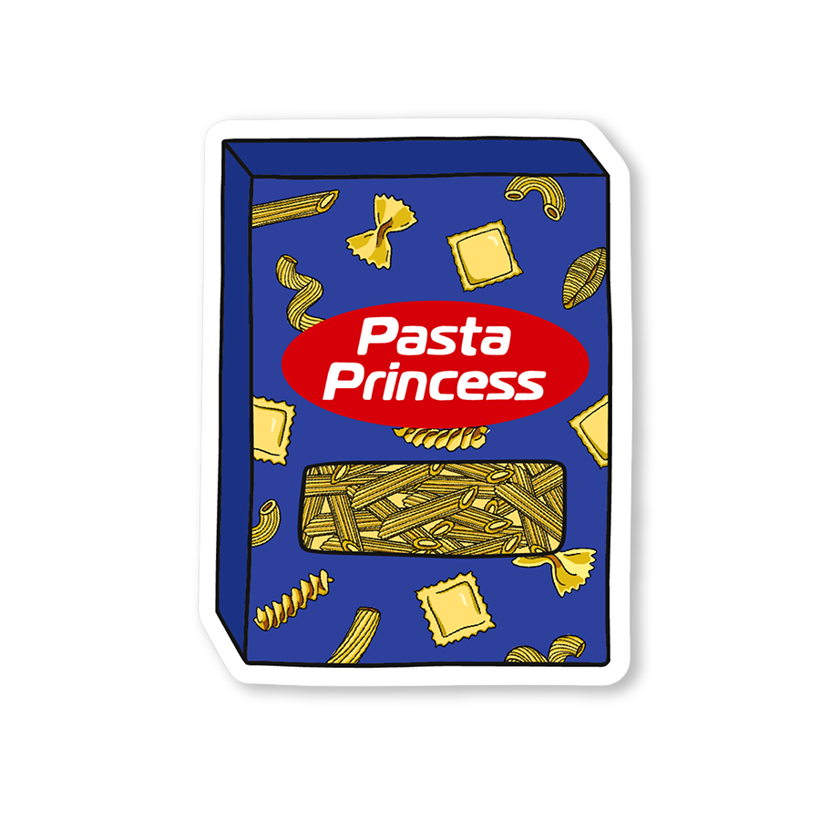 Pasta Princess Sticker