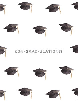Con-Grad-Ulations — Graduation Cap Congrats Card