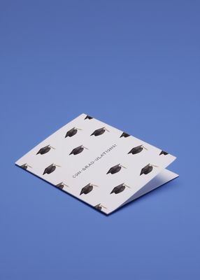 Con-Grad-Ulations — Graduation Cap Congrats Card