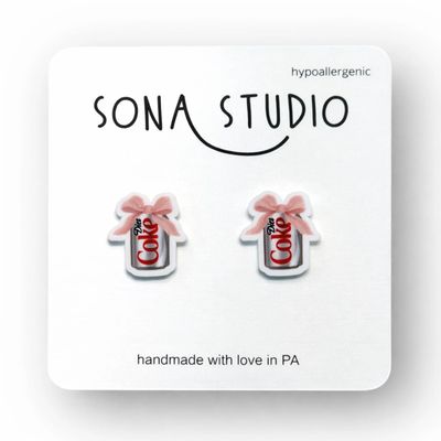 Diet Soda Earrings