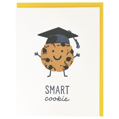 Chocolate Chip Cookie Graduation Card