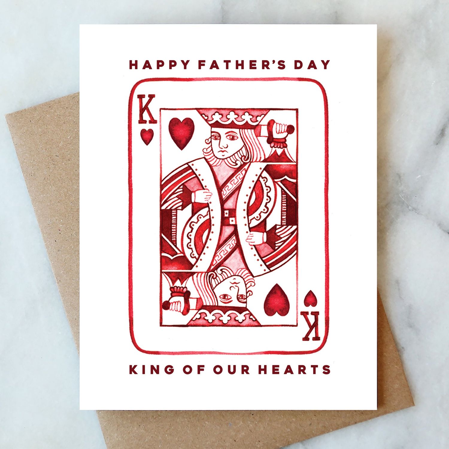 King of Hearts Father's Day Card | Dad &amp; Seasonal Card