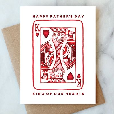 King of Hearts Father's Day Card | Dad &amp; Seasonal Card