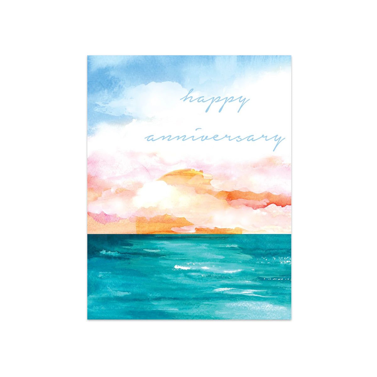 Ocean Happy Anniversary Greeting Card | Love &amp; Friendship