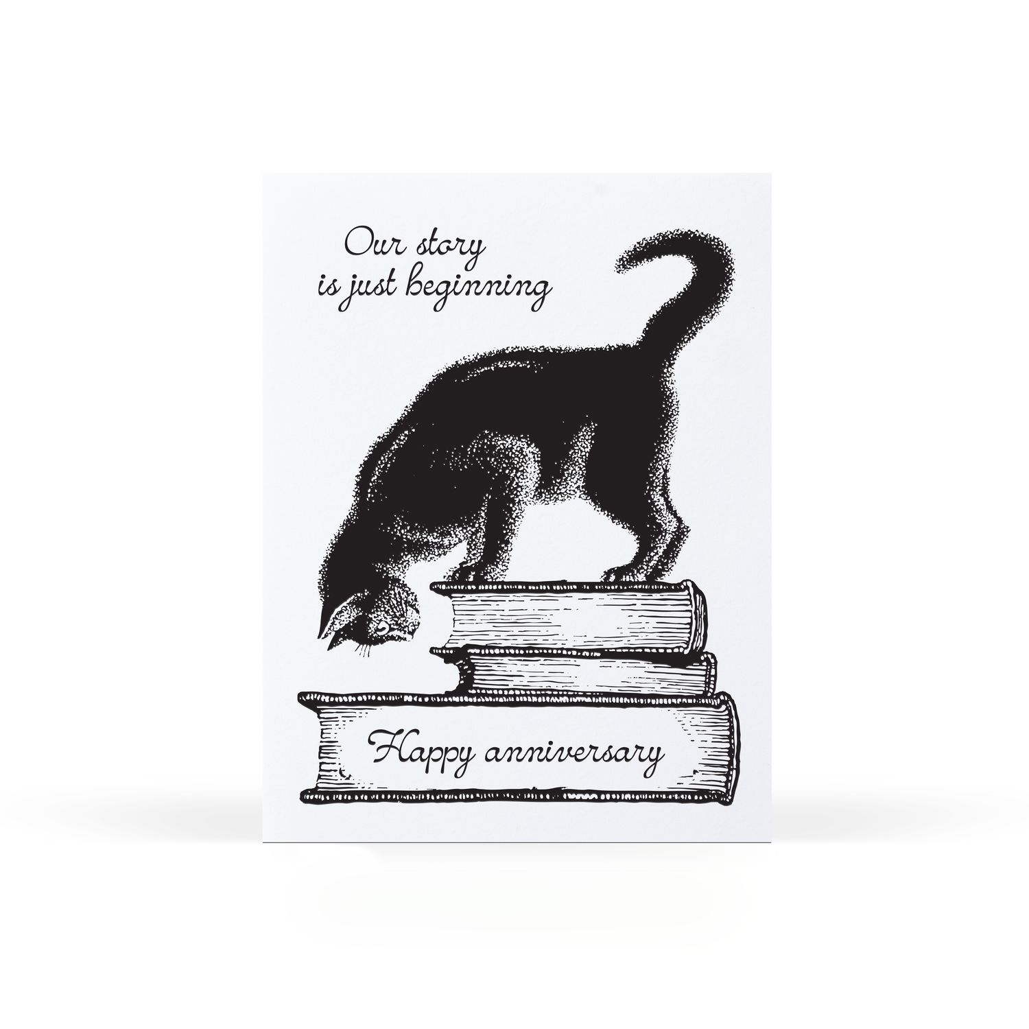 Kitty Anniversary Card