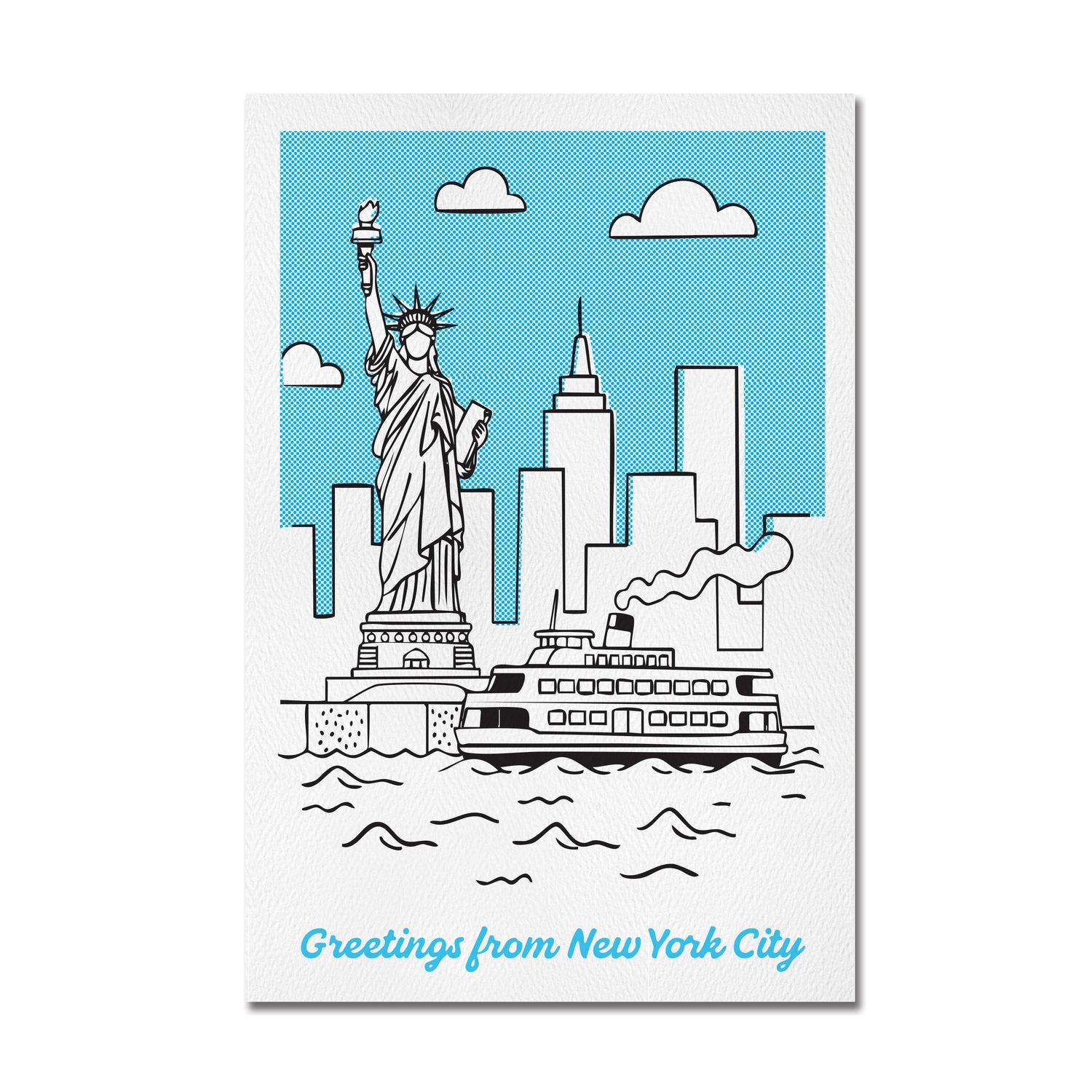Statue of Liberty Postcard