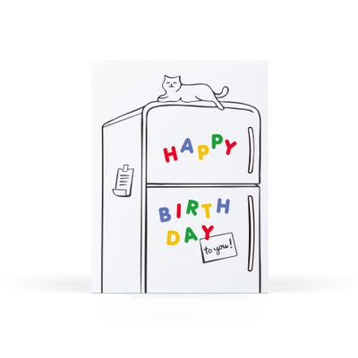 Birthday Fridge Card