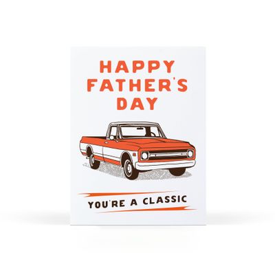 Classic Truck Father's Day Card