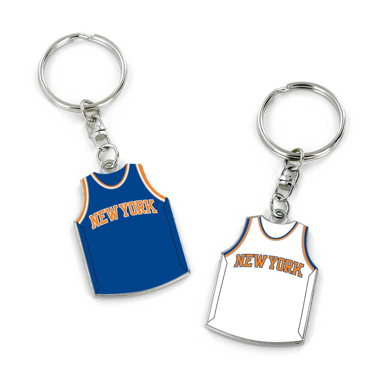 Nba New York Knicks Reversible Jersey Keychain