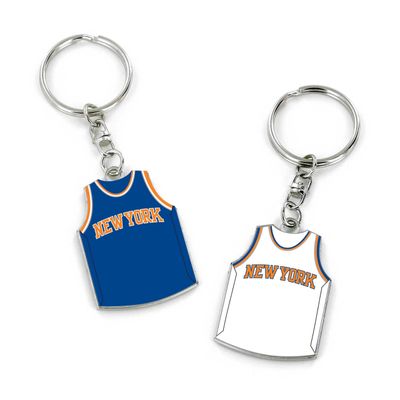 Nba New York Knicks Reversible Jersey Keychain