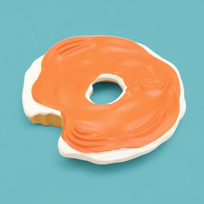 The Lox Bagel Natural Rubber Baby Teether