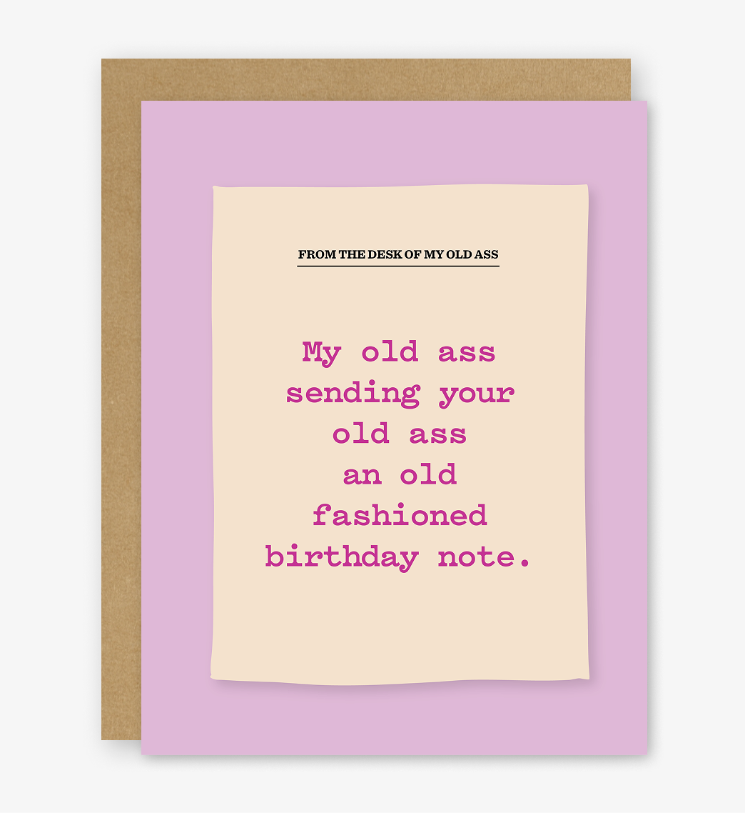 We Old Card | Happy Birthday Card