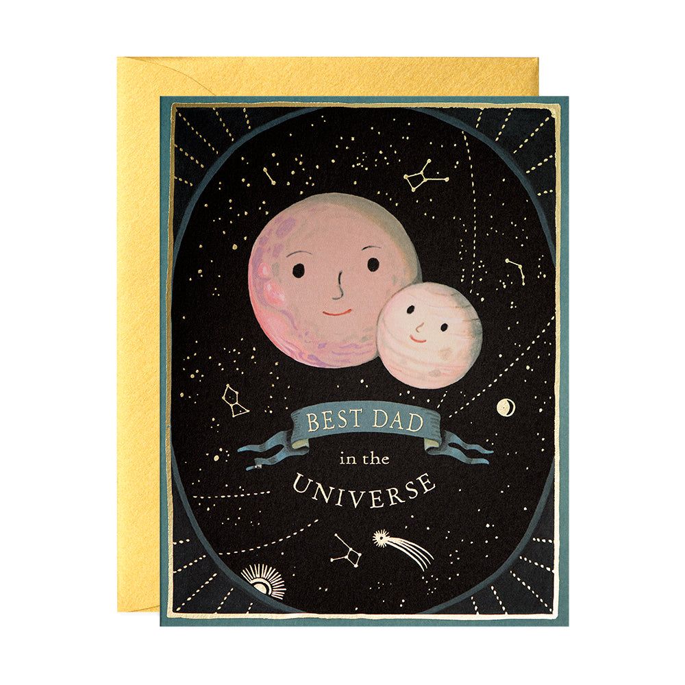 Father's Day Universe Greeting Card