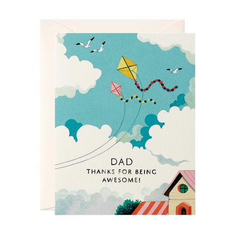 Father's Day Kites Greeting Card