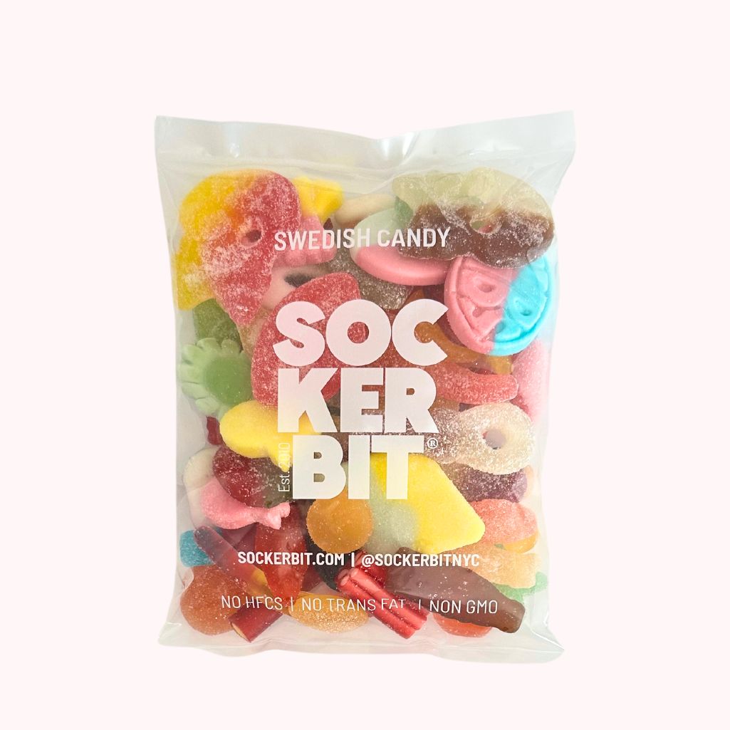 Spring Gummy Mix Swedish Candy Bag Sweet &amp; Sour